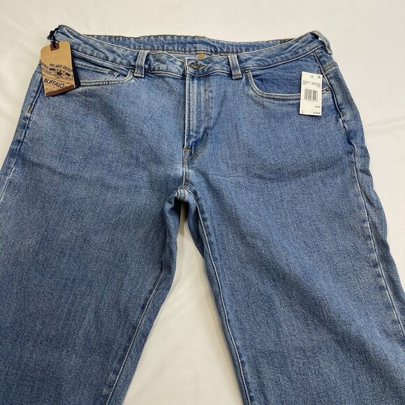 Buffalo David Bitton Jeans Mens 40x32 Blue Driven Relaxed Straight Stretch Denim - Picture 2 of 13